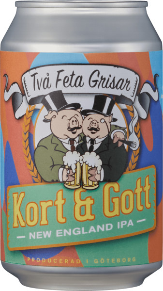Två Feta Grisar Kort & Gott