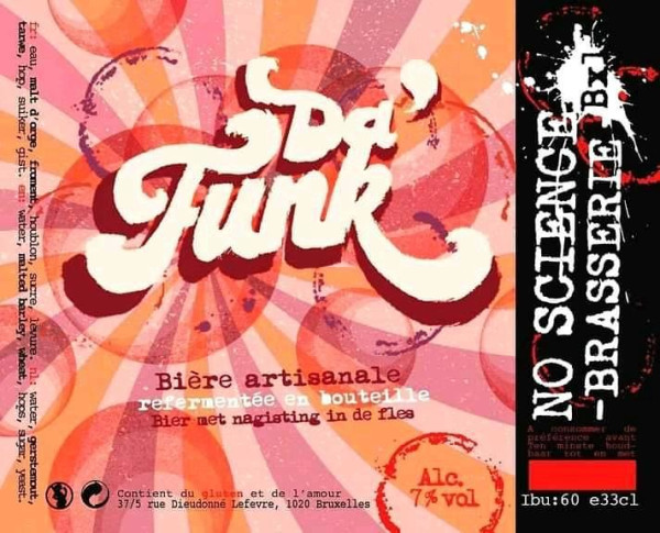 No Science Brasserie Da'Funk - Single Hop Zeus