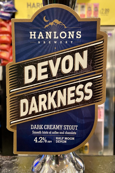 Hanlons Brewery Devon Darkness