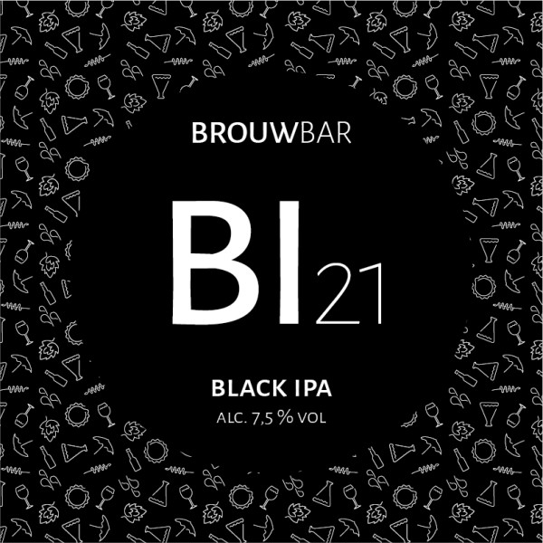Brouwbar BI21 Black IPA