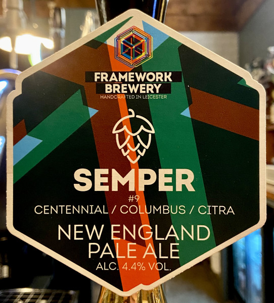 Framework Brewery Semper #9 - Centennial, Columbus, Citra