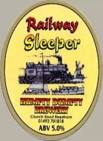 Humpty Dumpty Brewery Railway Sleeper