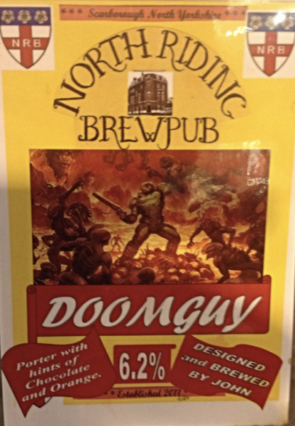 North Riding Brewpub Doomguy