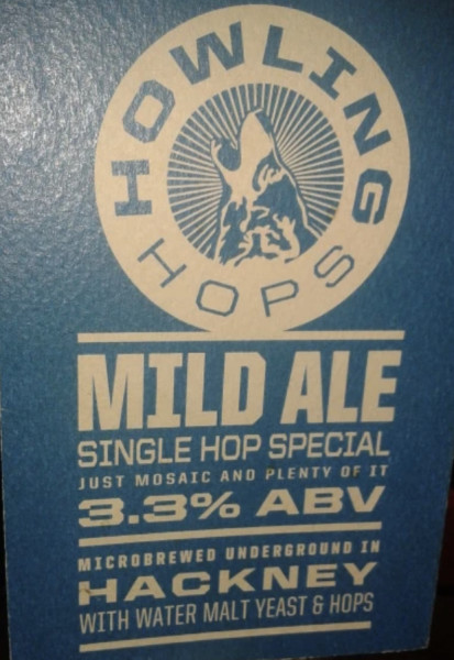 Howling Hops Mild Ale - Single Hop Special