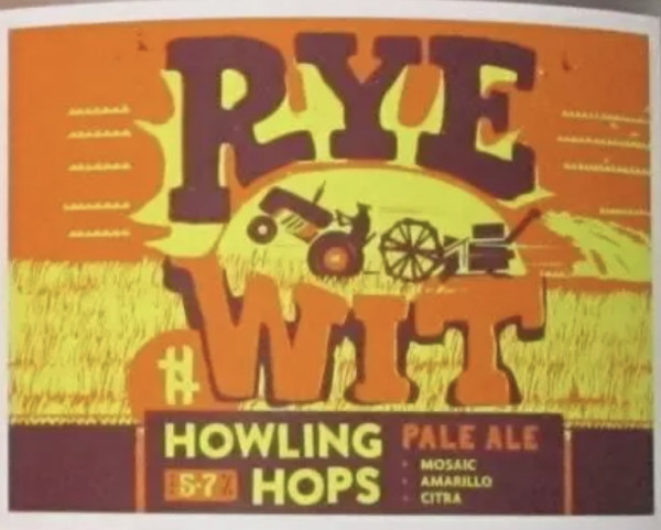 Howling Hops Rye Wit - Mosaic Amarillo Citra