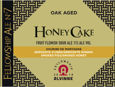 Brouwerij Alvinne Fellowship Ale 2018 n° 7: Honey Cake