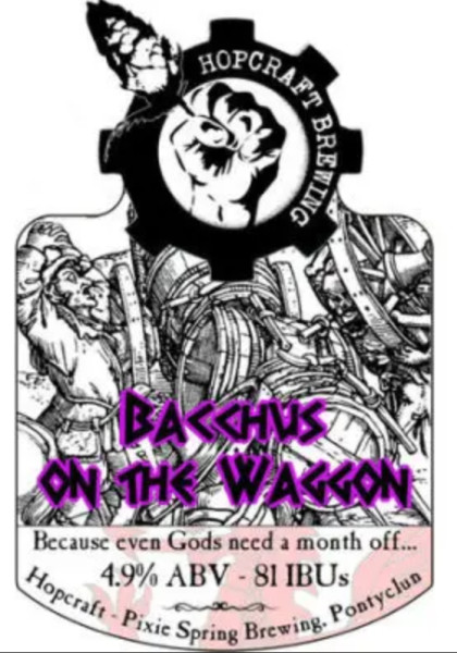 Hopcraft Brewing Bacchus on the Waggon