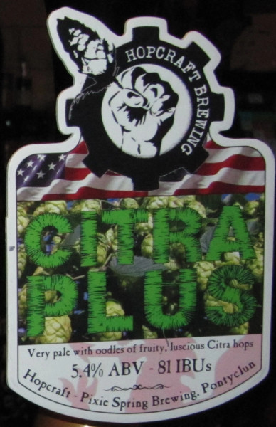 Hopcraft Brewing Citra Plus