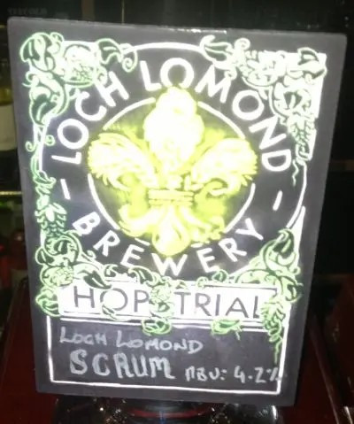 Loch Lomond Brewery Hop Trial Scrum