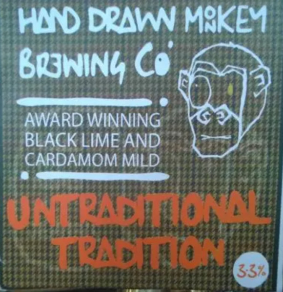 Hand Drawn Monkey Untraditional Tradition