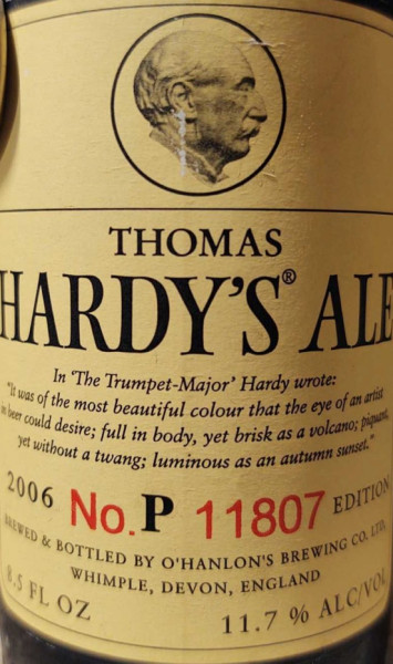 Hanlons Brewery Thomas Hardy's Ale (2006)