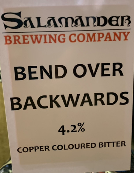 Salamander Bend Over Backwards