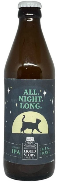 Liquid Story Brewing All. Night. Long.