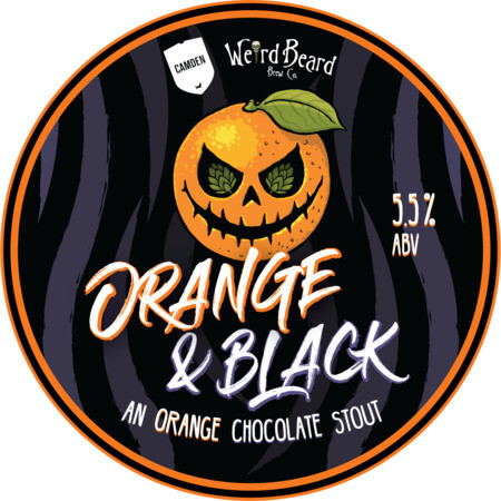 Weird Beard Brew Co. Orange and Black