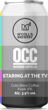 McColl's Brewery Staring At The TV