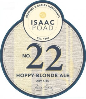 Isaac Poad Brewing Co. No. 22 Hoppy Blonde
