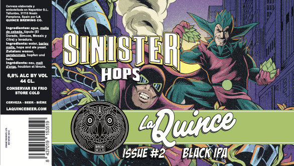 La Quince Brewery Sinister Hops Issue #2 - Black IPA