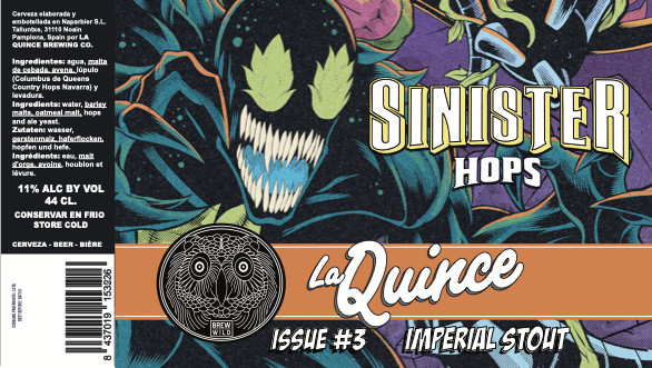 La Quince Brewery Sinister Hops Issue #3 - Imperial Stout