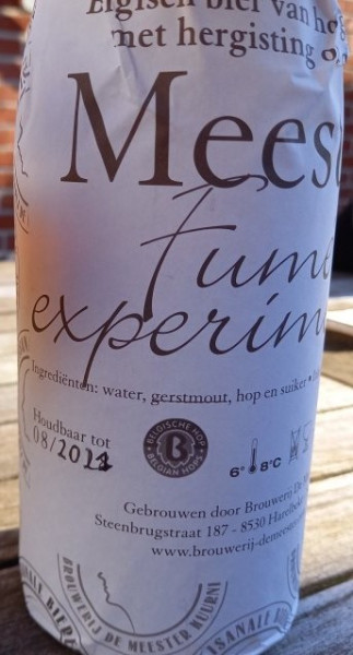 De Meester Fumé Experiment