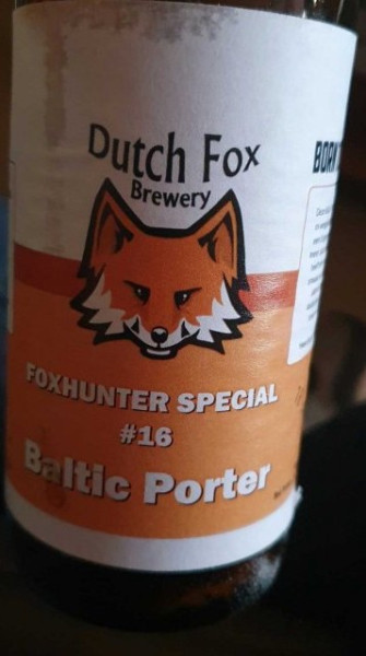 Dutch Fox Brewery Foxhunter Special #16 Baltic Porter