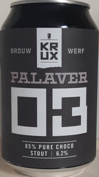 Krux Brouwwerf Palaver 03 - 85% Pure Choco Stout