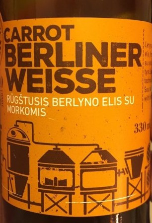 Dūmų Brewery Carrot Berliner Weisse