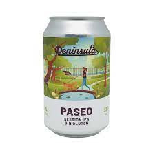 Cervecera Península Paseo Session IPA (cerveza sin gluten)