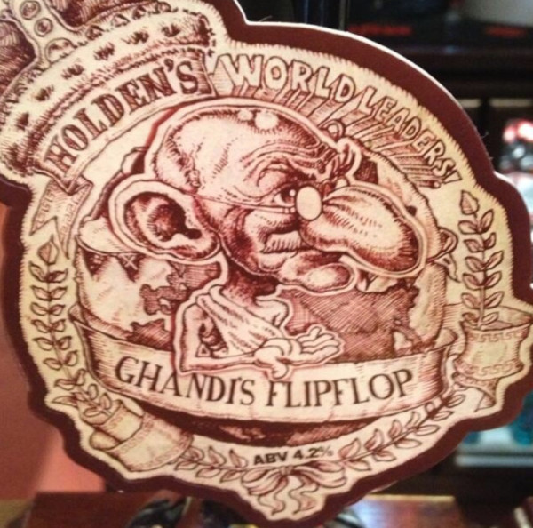 Holdens Brewery Ghandi's Flip Flop