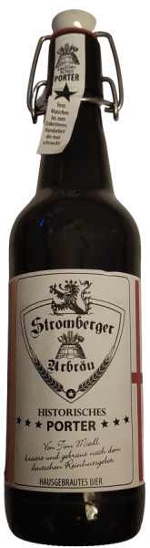 Hausbrauerei Mario Miedl (Stromberger Urbräu) Historisches Porter