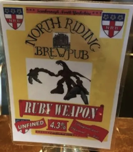 North Riding Brewpub Ruby Weapon