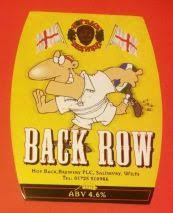 Hop Back Brewery Back Row