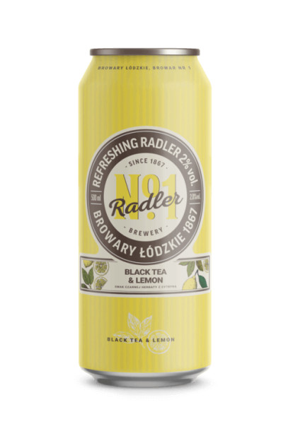 Browary Łódzkie No.1 Radler Black Tea & Lemon
