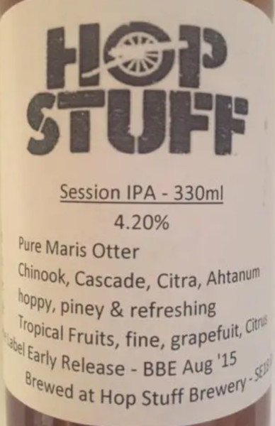 Hop Stuff Brewery Session IPA