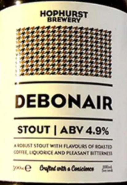Hophurst Brewery Debonair