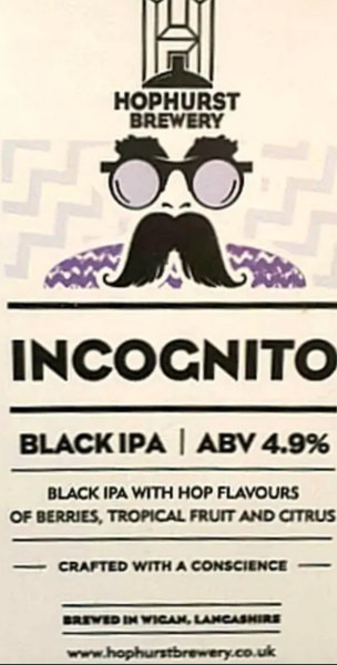 Hophurst Brewery Incognito
