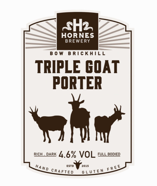 Hornes Brewery Triple Goat Porter