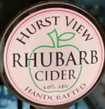 Hurst View Cider Rhubarb