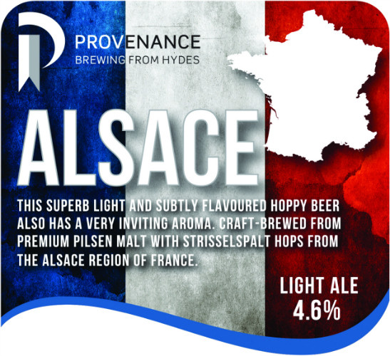 Hydes Brewery Provenance - Alsace