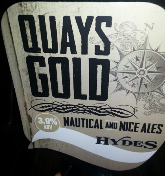 Hydes Brewery Quays Gold