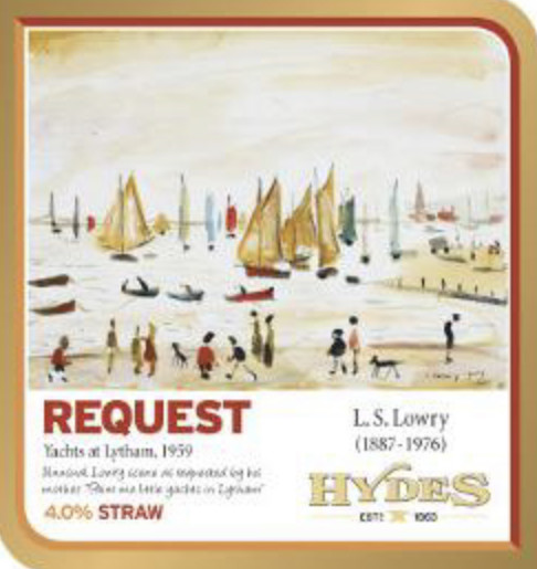 Hydes Brewery Lowry - Request