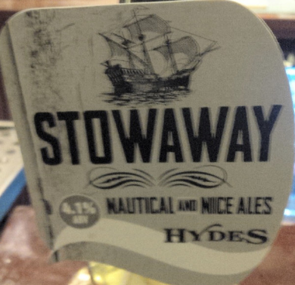 Hydes Brewery Stowaway