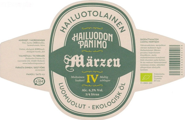Hailuodon Panimo Märzen
