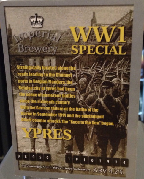 Imperial Brewery WW1 Special Ypres