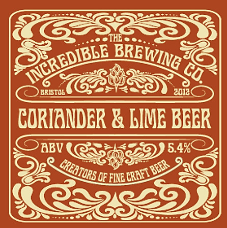 Incredible Brewing Co. Coriander & Lime Beer