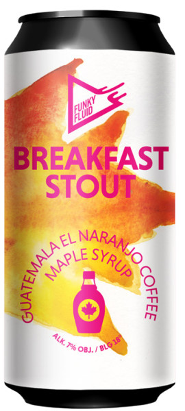 Funky Fluid Breakfast Stout: Guatemala El Naranjo Coffee & Maple Syrup