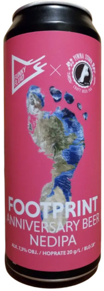 Funky Fluid Footprint Anniversary Beer