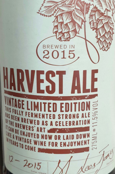 J.W. Lees Harvest Ale (2015)