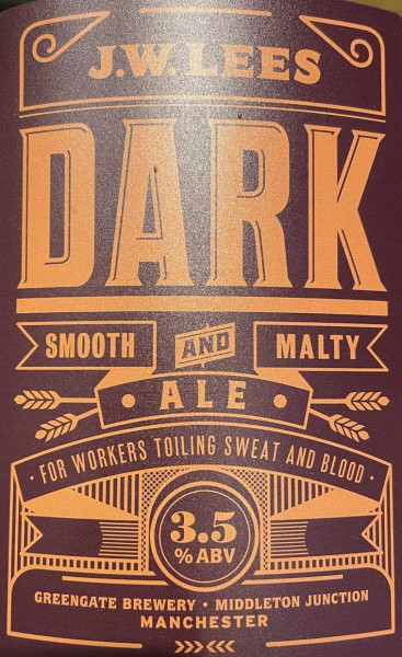 J.W. Lees Dark Ale