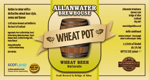 Allanwater Brewhouse Wheat Pot