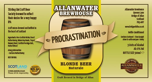 Allanwater Brewhouse Procrastination